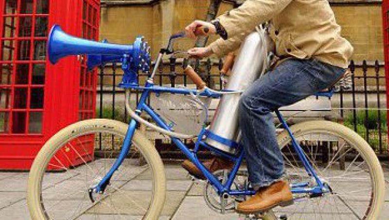 Un britanic a inventat un claxon de bicicleta mai zgomotos decat un avion