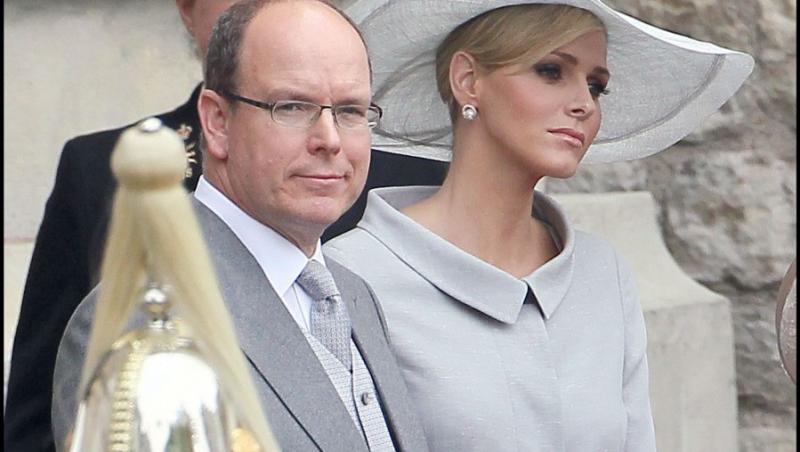 Printesa Charlene de Monaco, deprimata ca nu-si poate parasi sotul