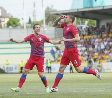 Ros-albastrii raman in lupta pentru titlu: Concordia Chiajna - Steaua 0-2