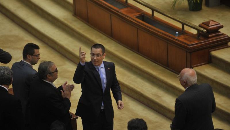 UPDATE! Guvernul Ponta a fost validat cu 284 de voturi 