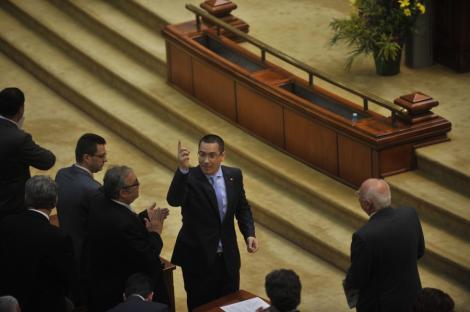 UPDATE! Guvernul Ponta a fost validat cu 284 de voturi "pentru"!