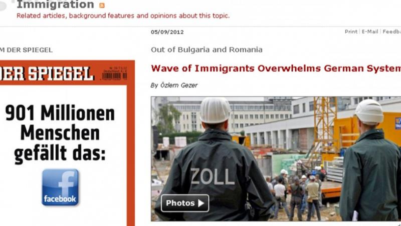 Der Spiegel: Valurile de imigranti romani saraci sufoca serviciile sociale germane