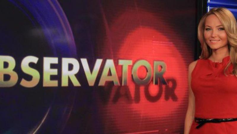 Octavia Geamanu va prezenta incepand de astazi Observatorul de noapte al Antenei 1