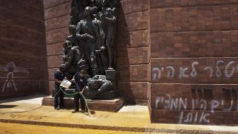 Memorialul Holocaustului din Ierusalim, vandalizat cu graffiti