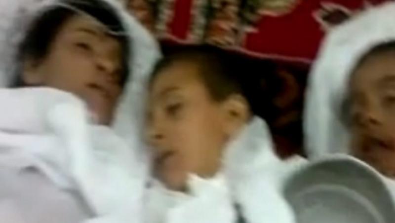 ONU: Copiii din Siria, torturati, macelariti si folositi ca scuturi umane