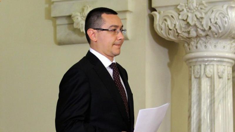 Victor Ponta pune agenda Guvernului pe masa lui Basescu