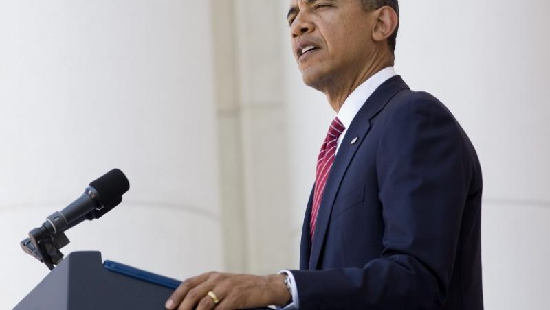 Barack Obama, intreruput de un jurnalist furios in timpul unui discurs