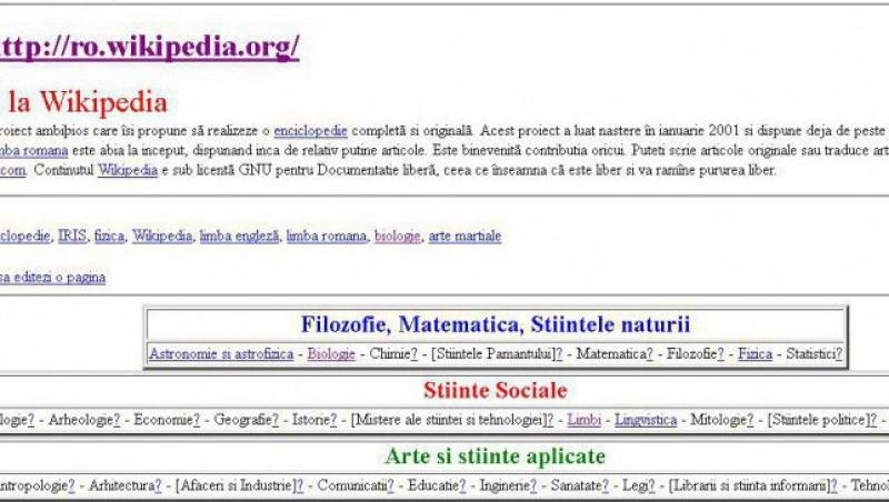 Noua ani de la lansarea versiunii localizate a Wikipedia Romania