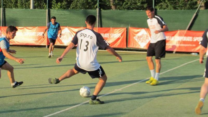 Echipa Antena Group a castigat primul meci din Cupa presei la fotbal