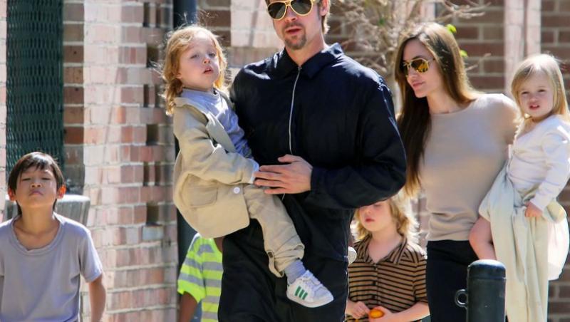 Brad Pitt a fost declarat cel mai bun tata-vedeta din SUA