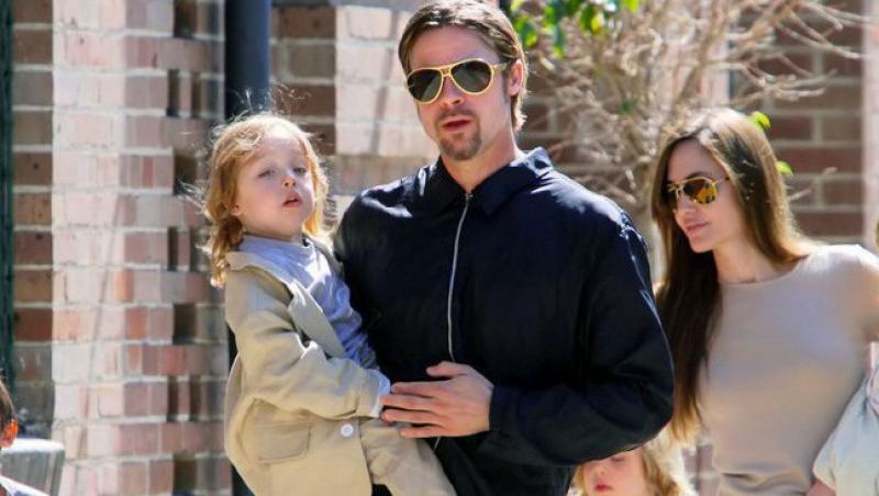 Brad Pitt a fost declarat cel mai bun tata-vedeta din SUA
