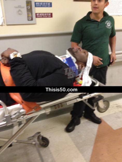Rapperul 50 Cent a suferit un accident de masina si a ajuns de urgenta la spital