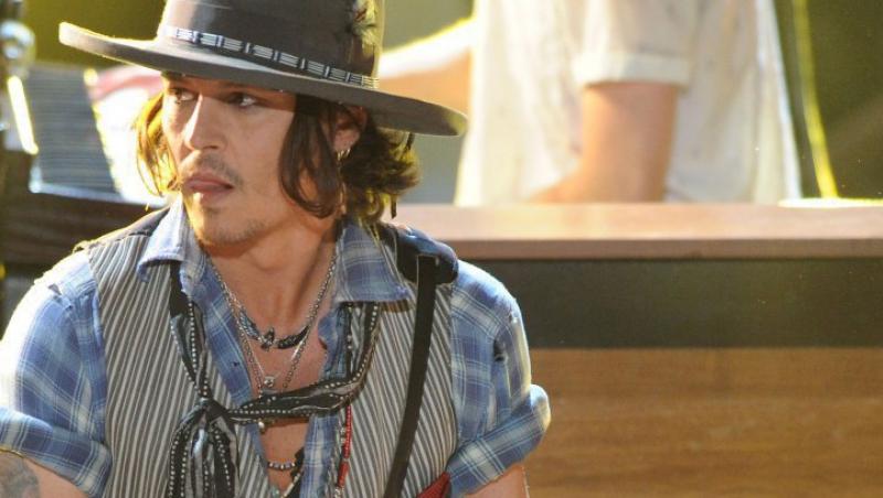 VIDEO! Johnny Depp - concert incendiar la MTV Movie Awards!