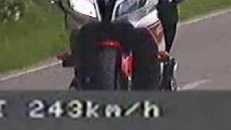 Radar: Un motociclist, prins cu 243 de km/h pe o sosea din Constanta