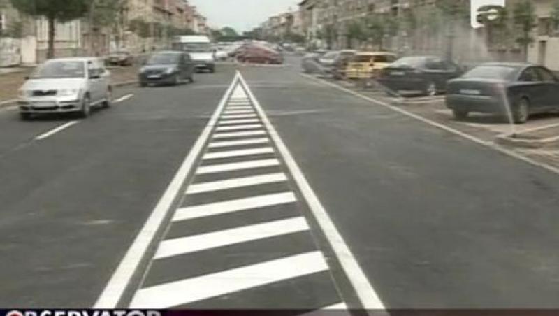 Prima strada din Romania care se spala singura e la Timisoara si se inaugureaza maine