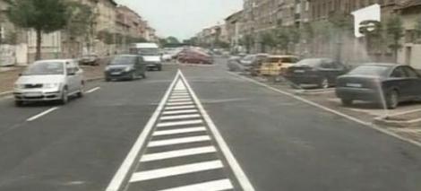 Prima strada din Romania care se spala singura e la Timisoara si se inaugureaza maine