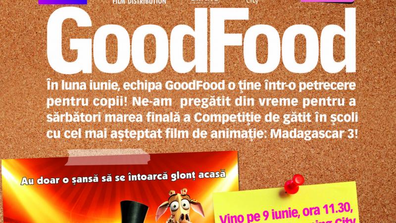 Marea finala a Competitie de gatit pentru copii: 21 de concurenti din 7 scoli si cel mai asteptat film de animatie, Madagascar 3