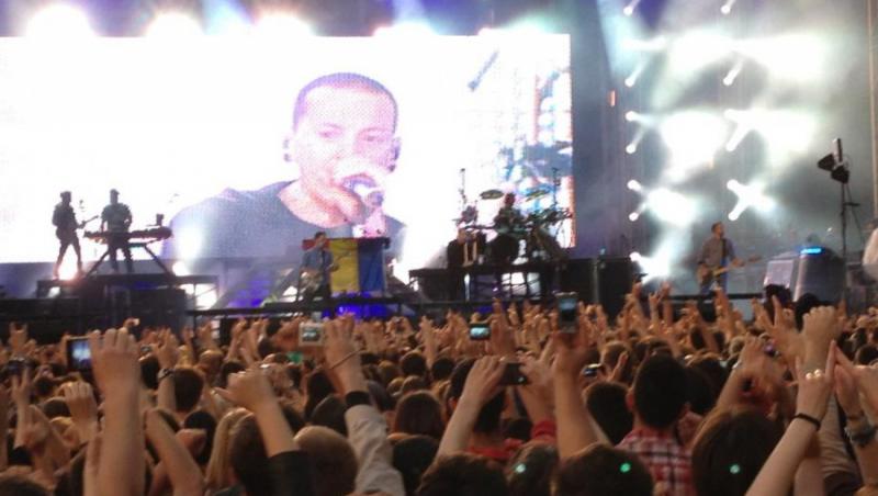 EXCLUSIV! Cum s-a vazut concertul Linkin Park de langa scena!