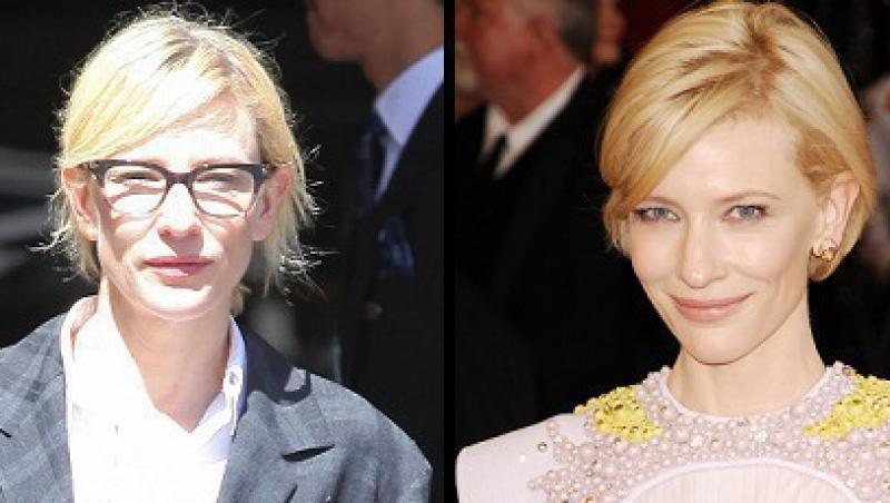 FOTO! Cate Blanchett, de nerecunoscut fara machiaj!