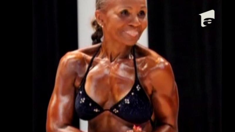 Vezi cum arata Ernestine Shepherd, cea mai batrana culturista din lume!