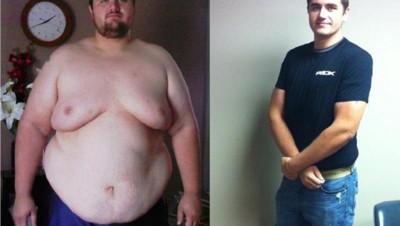 Un american a slabit 120 de kilograme sa devina antrenor de fitness