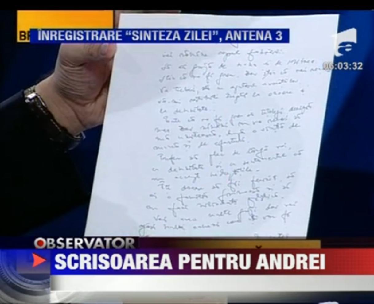 Scrisoarea lui Adrian Nastase catre fiul sau: "Sa nu faci niciodata politica!" Citeste aici textul integral!