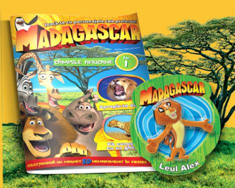 De AZI, Gazeta Sporturilor ii aduce copilului tau Colectia Madagascar!
