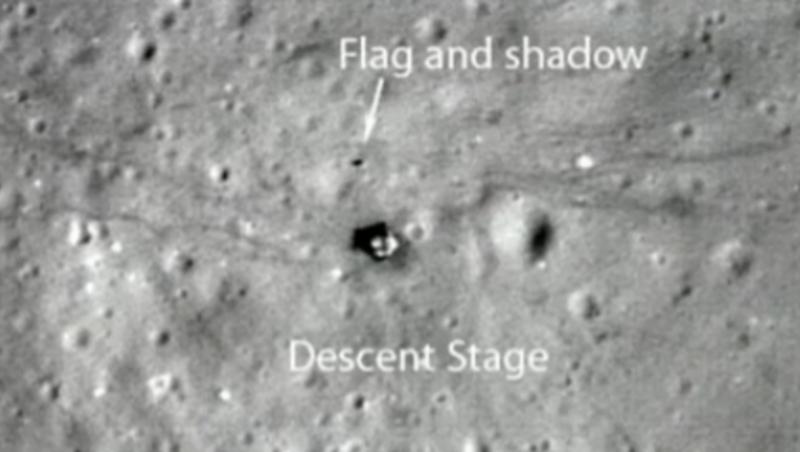 Prezenta SUA pe Luna: 5 din cele 6 steaguri, inca in picioare