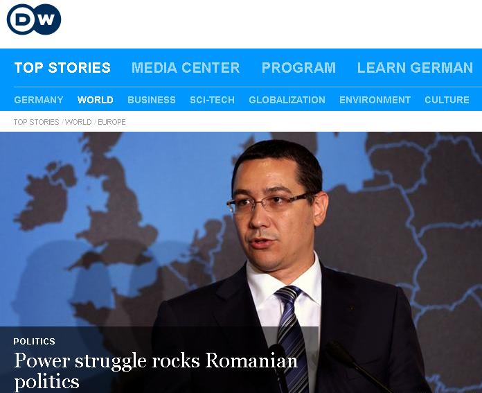 Presa internationala, despre suspendarea lui Basescu: Criza politica din Romania starneste preocupari in legatura cu situatia statului de drept 