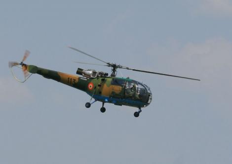 Elicopter militar, prabusit in Buzau: 4 victime
