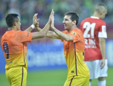 Dinamo - FC Barcelona 0-2/ "Cainii" au pierdut onorabil in fata "extraterestrilor"