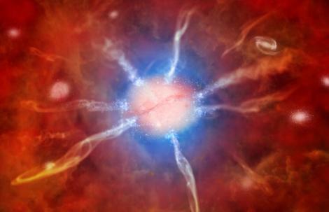 Astronomii au descoperit un roi galactic urias, ce "produce" stele pe banda rulanta