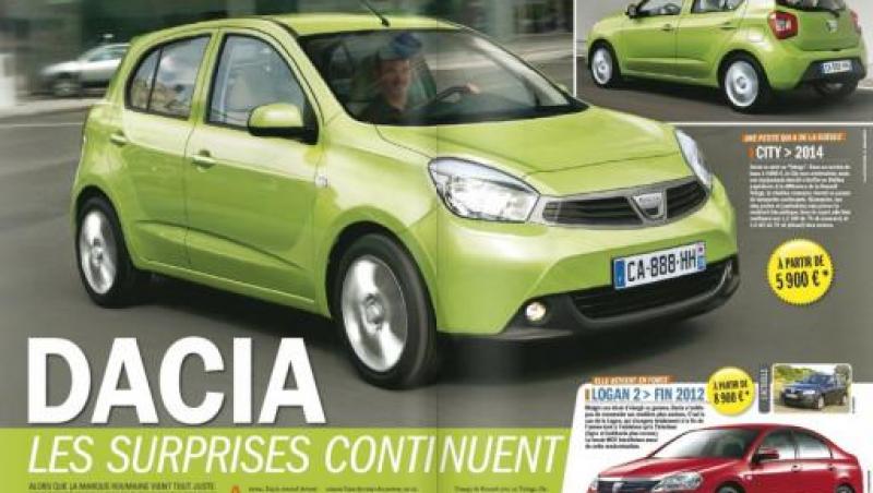 IPOTEZA! Foto: Vezi cum ar putea arata noile modele Dacia Logan si Sandero!
