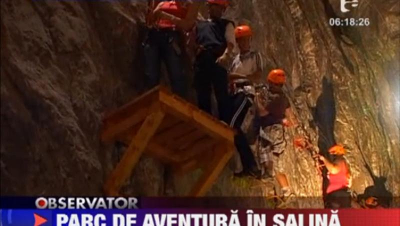 Salina Praid gazduieste singurul parc de aventuri subteran din Europa