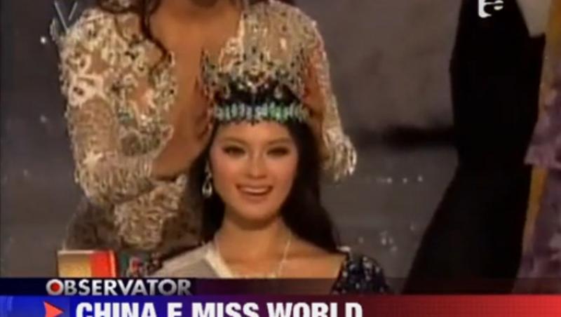 O chinezoaica a fost desemnata cea mai frumoasa femeie din lume la Miss World 2012