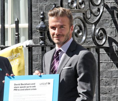David Beckham castiga 36.000 de lire pe zi din contracte de publicitate