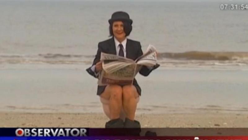 12 australieni au protestat cu pantalonii in vine pe plaja. Vezi ce nemultumire au!