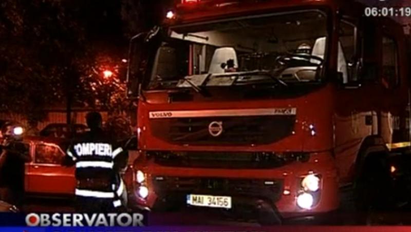 Incendiu intr-un bloc de langa Piata Rahova! Focul ar fi fost provocat de un consumator de etnobotanice