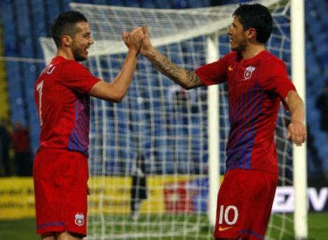 Steaua a invins aseara FK Ekranas. Antena 1 a invins concurenta