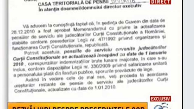 Certificat de hadicap cu INCAPACITATE DE MUNCA si venit de 30.000 de lei pentru Augustin Zegrean, presedintele CCR