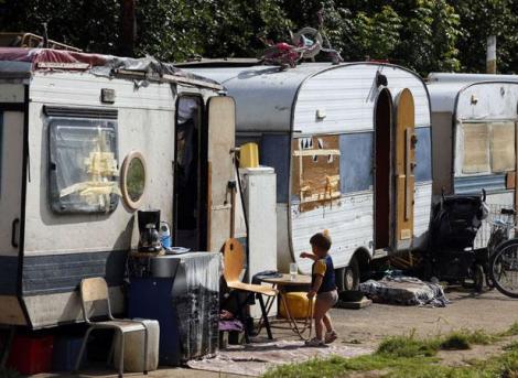 Evacuarea taberelor de romi din Franta continua la Lyon