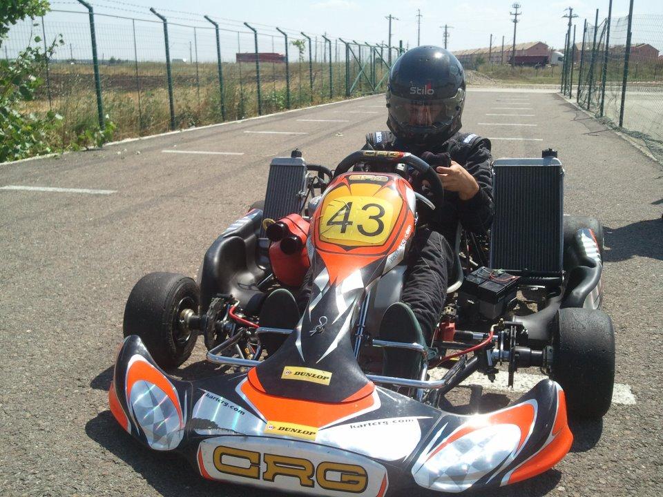 De la raliu, direct in kart: Claudiu David debuteaza in CNKD