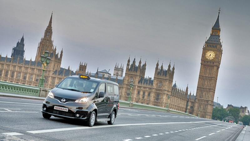 Iata cum arata viitorul taxi londonez: se numeste Nisssan NV200 si va fi electric