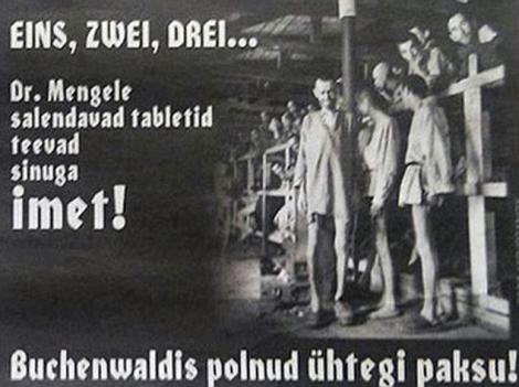 O fotografie cu evrei din lagarele naziste, folosita intr-o reclama la pastile pentru slabit