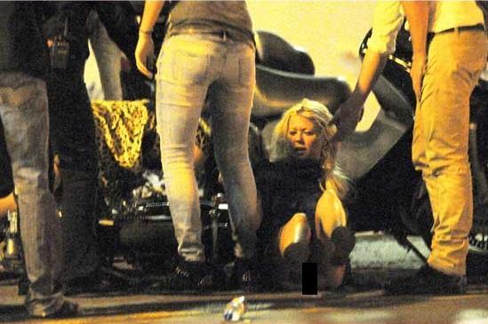 Tara Reid, aflata in stare de ebrietate, a dat de pamant cu o motocicleta