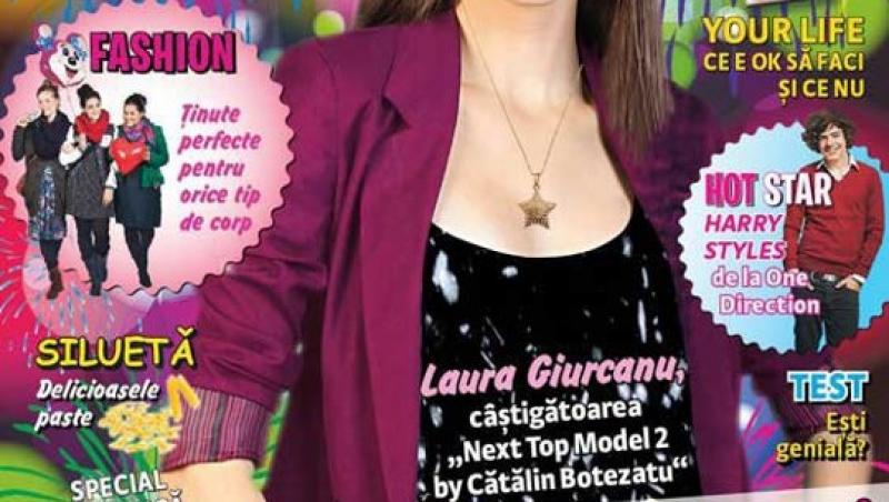 Azi incepe Next Top Model! Laura Giurcanu, fotomodel de talie internationala, la numai 15 ani!