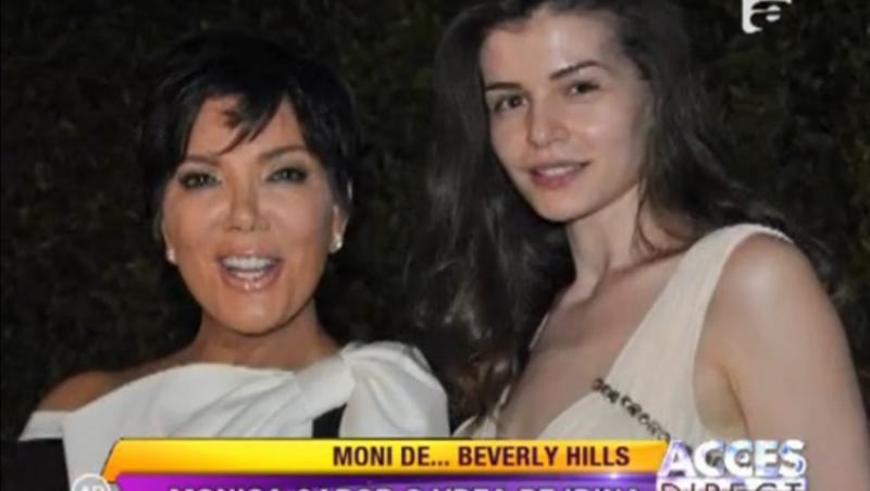 Monica Gabor petrece cu vedetele americane in Beverly Hills