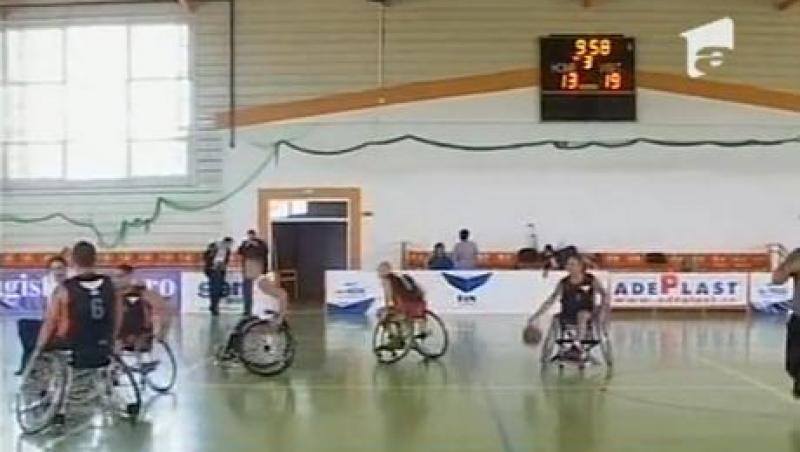 Campionatul national de baschet in fotoliu rulant s-a desfasurat la Oradea