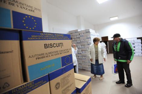 Doua tone de alimente de la Uniunea Europeana au expirat intr-un depozit din Dolj