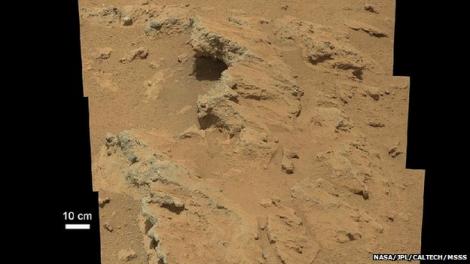 Curiosity a gasit dovada ca pe Marte a existat o retea de rauri